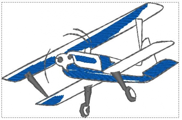 Bordado De Um Aviao Teco Teco Portal Dos Bordados